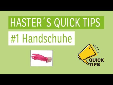 QuickTip #1 Handschuhe