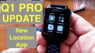 FINOW Q1 PRO Square Android 6 IP67 Waterproof 4G Cell Smartwatch: Location Tracking Update screenshot 1