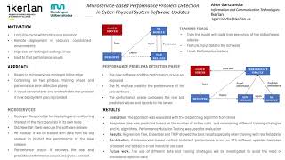 Microservice-Based Performance Problem Detection in Cyber-Physical System Software Updates