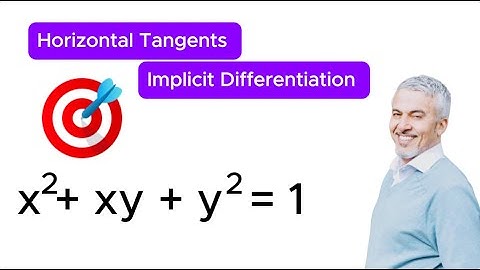 Finding Horizontal Tangents | Implicit Differentiation Explained!