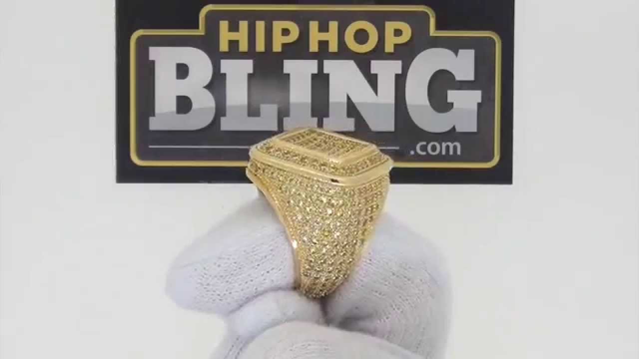 Must See! Lemonade Bling Bling Hip Hop Ring