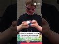 Solving a Rubik's cube with one hand #shorts