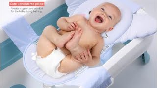 Bath Seat Support Net Non-Slip, Infant Bathtub Sling Shower Mesh for a Tub🤩 #ytvideoshorts