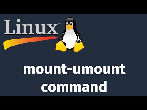 Video: Neden Linux'ta mount komutunu kullanıyoruz?