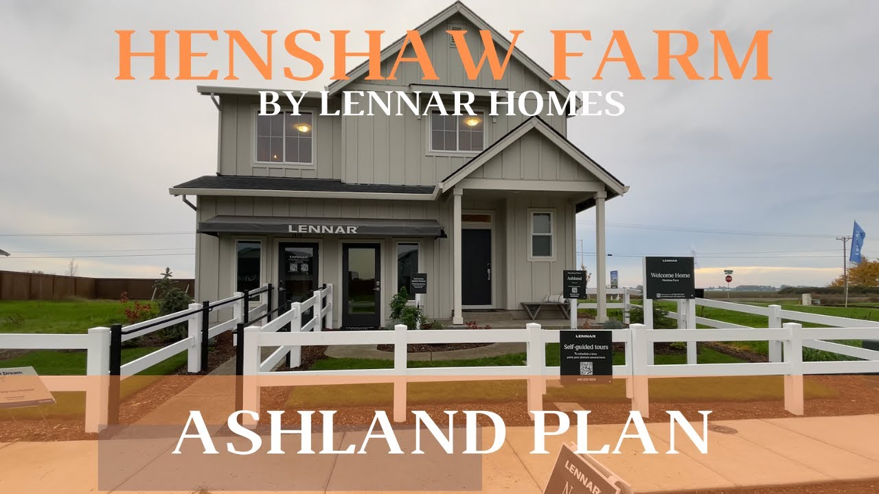 Lennar New Construction Homes Henshaw Farm Community Ashland Plan Home Tour Albany, Oregon