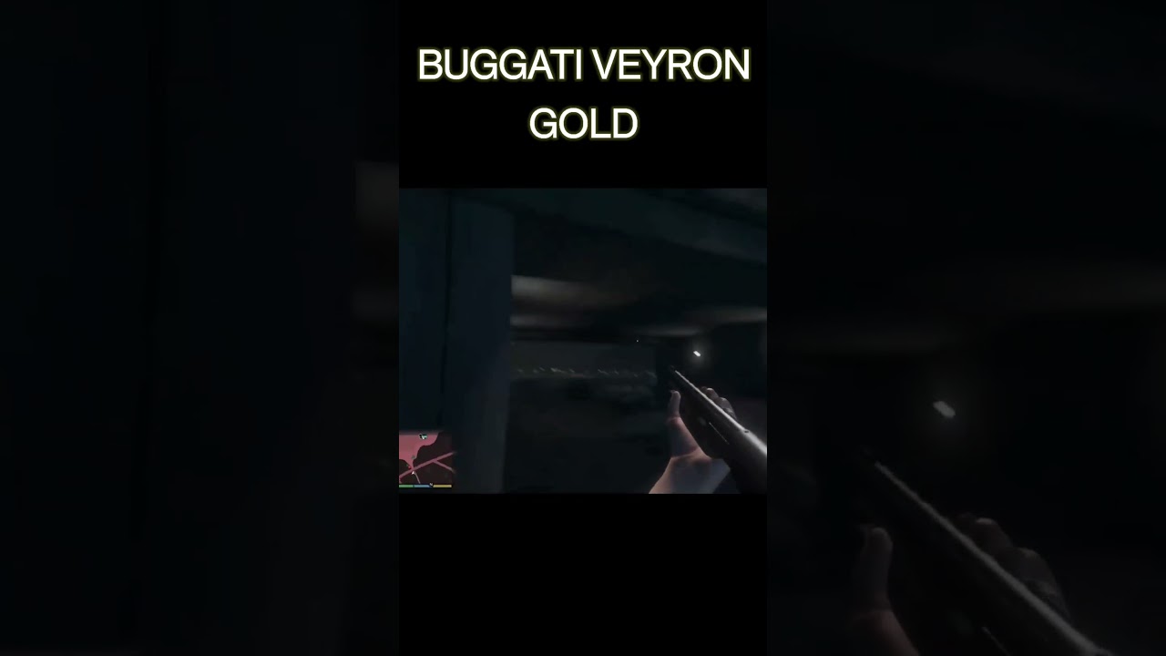 Steal 24 carat pure Gold Buggati Veyron in Gta 5 