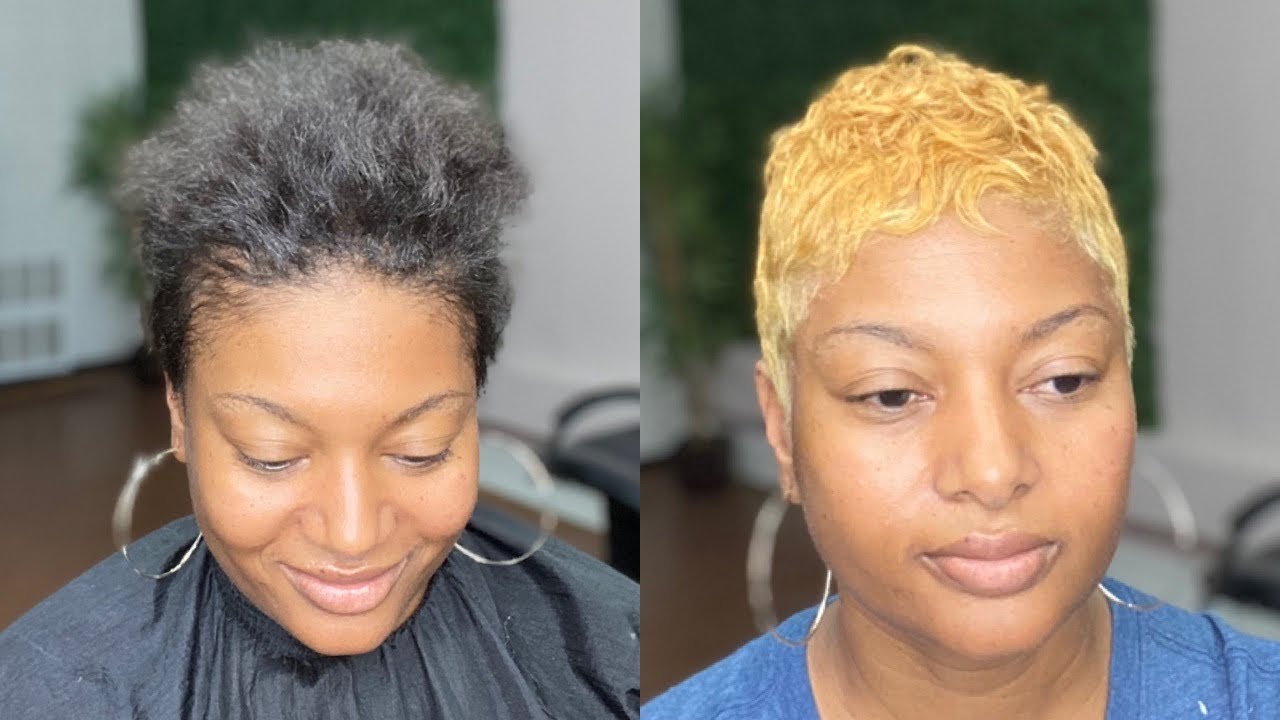 ???? Honey Blonde Pixie Cut + Molding Extremely Detailed Tutorial - Youtube