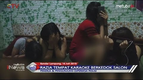 Wanita Berpakaian Seksi Terjaring Razia Polisi di Tempat Karaoke Berkedok Salon - BIM 16/07
