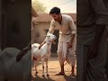 "एक छोटे गाँव के किसान और उसकी प्यारी बकरी की कहानी। जानिए कैसे असली प्यार और अपनापन //// #ytshorts