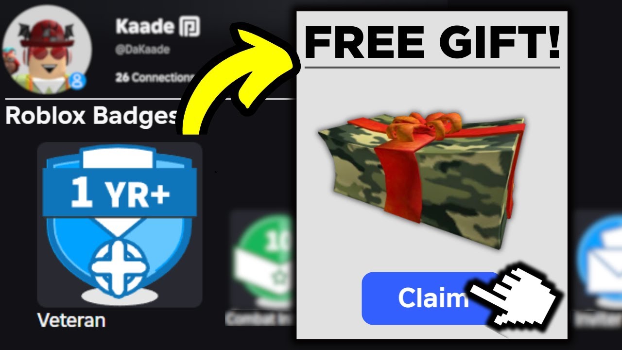 If You Had This BADGE, Roblox Gave You A Free Gift...