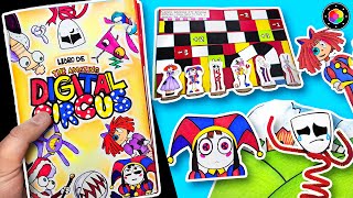 CREANDO el LIBRO de THE AMAZING DIGITAL CIRCUS! 🎪🤡 [Caine, Pomni, Jax y] DIY Game Book | PlastiVerse