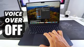 How to Turn OFF VoiceOver on a Apple MacBook Air M3
