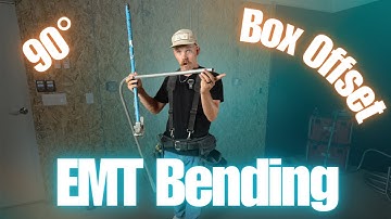 How to Bend Box Offset and 90° in EMT | SIMPLE GUIDE