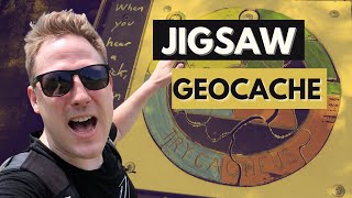 A JIGSAW PUZZLE UNLOCKS THIS GEOCACHE?! (Geocaching)