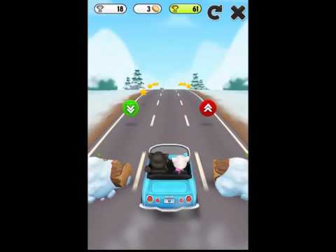 Video Mèo Tom chơi Đua xe Hit the Road My Tom's Games - youtube
