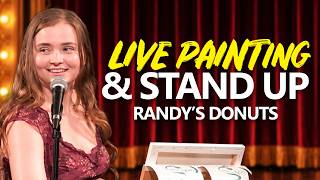 Em's Improvised Painting Of Randy's Donuts Turned Out So Well (Live) 🍩✨
