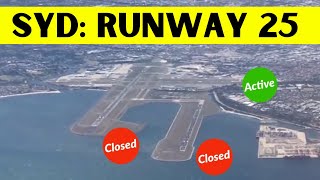 Sydney Runway Closure: Qantas A330 turbulent landing [East / West Runway 25 in heavy wind] 