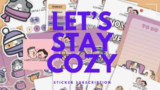 Sticker Happy Mail 💌 | Unboxing Hubman & Chubgirl for My Budget & Planner Setup