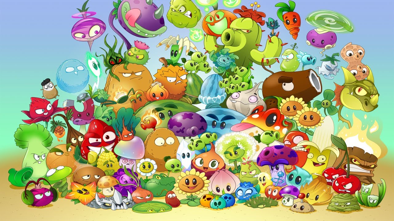 Can You Beat Plants vs Zombies 2 New All Plant Mega Gatling Pea & Other ...