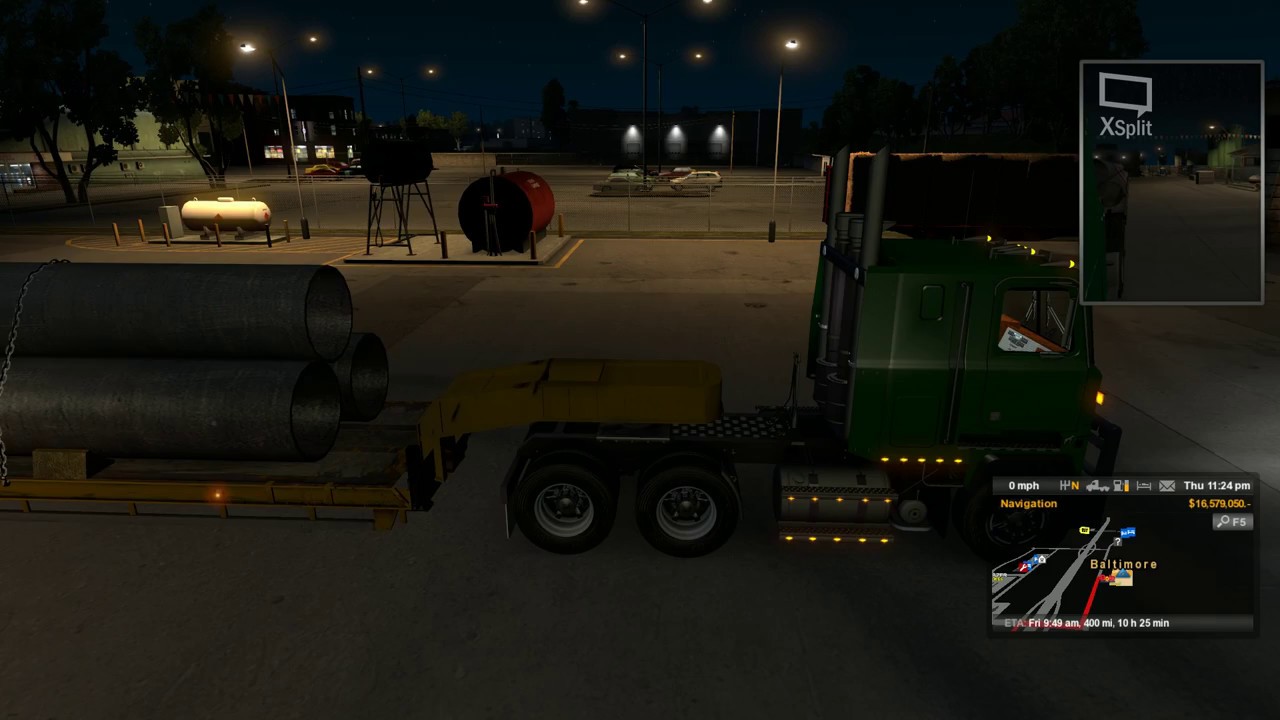 American Truck Simulator: OVERSIZE trailer- Baltimore, MD to Norfolk, VA