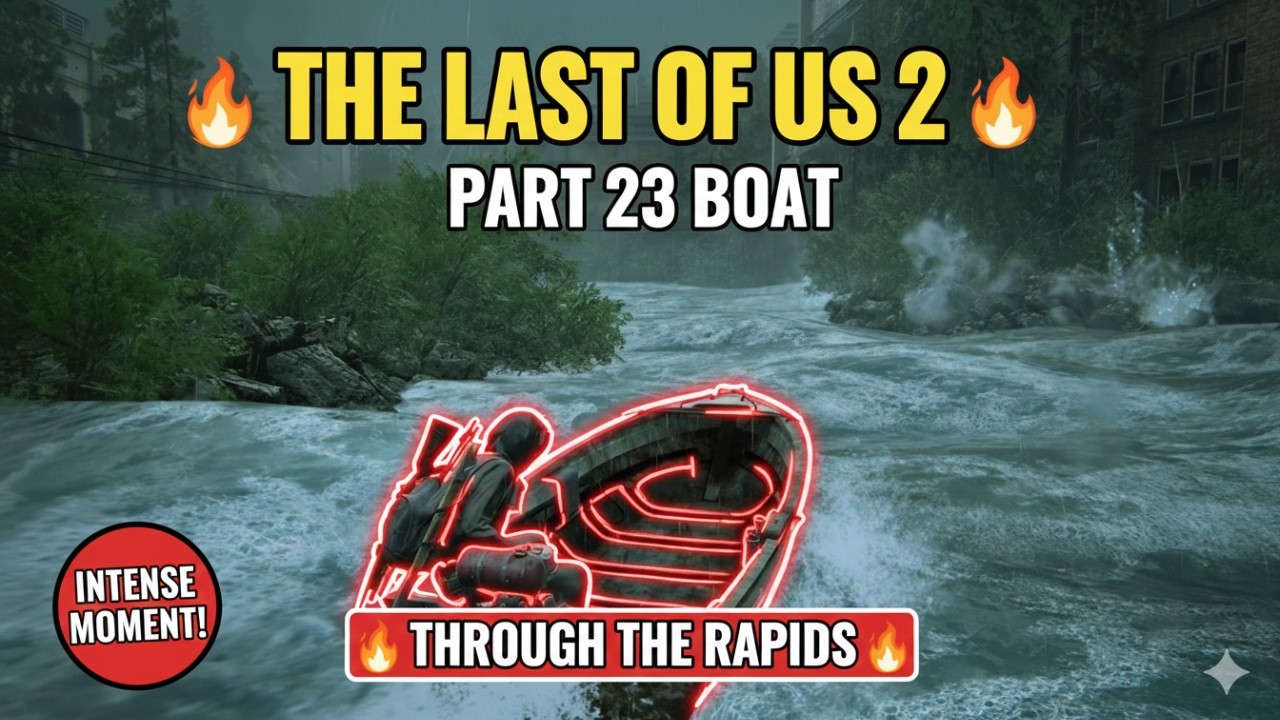 THE LAST OF US 2 😡Walkthrough🧟 Gameplay 🥷Part 23🛶 BOAT [4K FPS]🔥