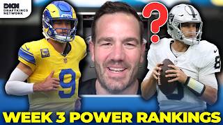 2026 NFL Week 3 POWER RANKINGS & Rams - Giants REACTION
