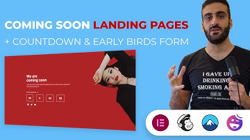 How to create a "Coming Soon" landing page with Elementor - free [2021] + Mailchimp integration