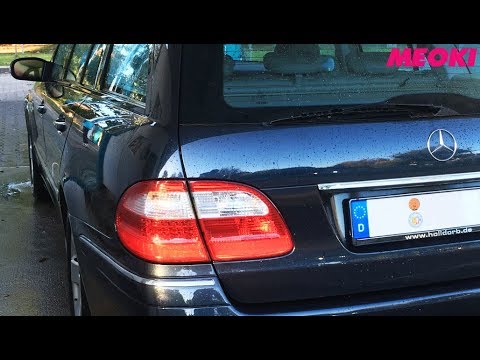 Mercedes E-Class W211 - Charge Battery in the trunk with Erayak 12 V -  YouTube