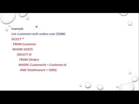#Lec30:  EXIST and NOT EXIST Subqueries in SQL (part-6) |#Tutorial for DBMS|Hostbox cse