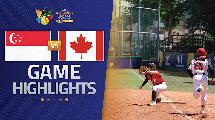 HIGHLIGHTS | 🇸🇬 Singapore vs 🇨🇦 Canada | WBSC U-15 Women's Softball World Cup 2025