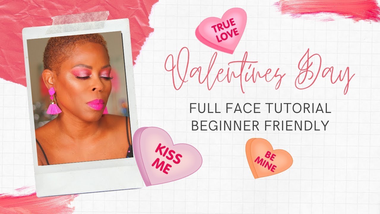 Full face valentines makeup tutorial YouTube