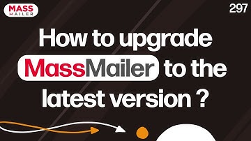 How to upgrade MassMailer to the latest version?