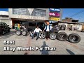 Thar Mahindra | Alloy Wheels And Tyres | All Sizes 15'' To 22'' | Low Profile | MT Tyres  | Punjab