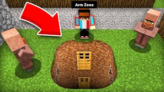 Ես գտա տարօրինակ փոս մեր գյուղում!? Arm Zone Minecraft Hayeren