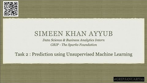 Task 2| GRIP - The Sparks Foundation | Data Science & Business Analytics | Simeen Khan