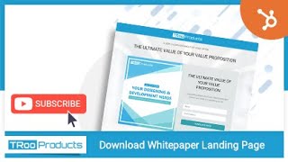 Download Whitepaper Landing Page - LP58 | HubSpot Marketplace | TRooInbound screenshot 5
