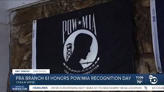 Chula Vista FRA Branch Honors POW/MIA Recognition Day ceremony