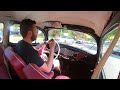1955 volkswagen beetle oval window  driving