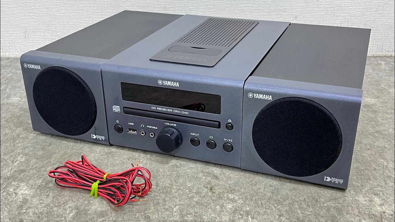 □ YAMAHA ヤマハ ミニコンポ CRX-040 スピーカー NS-BP80 CD