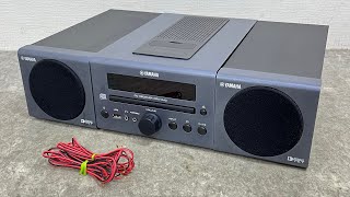 YAMAHA CRX-040 コンパクトオーディオ　NS-BP110スピーカー □ YAMAHA ヤマハ ミニコンポ CRX-040 スピーカー NS-BP80 CD
