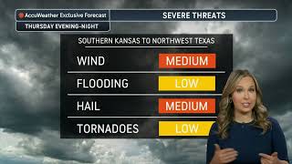 Tornado Threat Looms for Central US on Friday