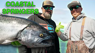 INSANE COASTAL Chinook Salmon FISHING!!