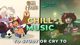 Calming THE OWL HOUSE & AMPHIBIA Music to Study or Cry to