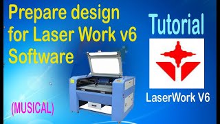 Rdwork v6 tutorial | How to Draw Design for laser cutting machine | LaserCAD