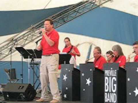 Rick Levine sings 'Come Fly With Me' with the Prville Big Band