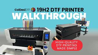 19h2 Dtf Printer Walkthrough: High-quality Dtf Printing Made Simple