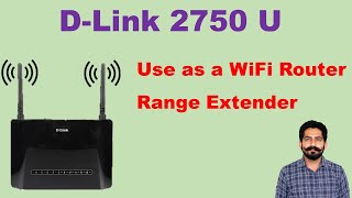 How to Setup D Link Fiber Modem Router as WiFi Repeater Wireless Access Point in Hindi