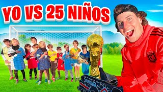 JUGAMOS UN PARTIDO DE FUTBOL VS 25 NIÑOS! *especial 900k*