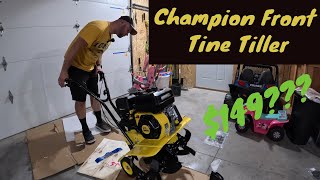 Champion 22' Front Tine Tiller Assembly and Testing! Home Depot Special Buy