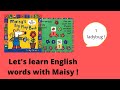 English learning  lets learn our first english words with maisy   maisy big flap book